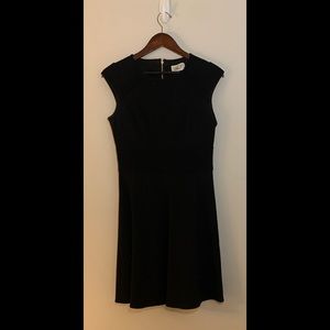 Eliza J Women's Size 6 Black Fit and Flare Cocktail Dress